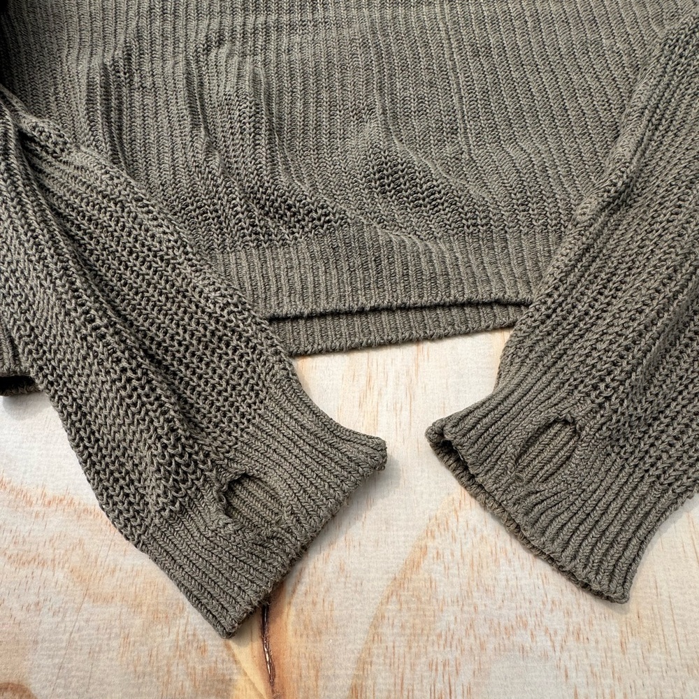 KAPITAL Made in Japan Oversized Distressed Knit Sweater RARE FIND Size 1 (small) - Picture 11 of 12